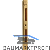 Schlie�blech verstellbar SB/VAR einfr�sbar, 210 x 20 x 10 mm, Messing poliert