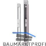 Schlie�blech verstellbar SB/VAR.7 z.Einfr�sen,Rad. 1,5 mm, Zamak silberfarbig