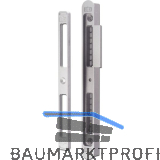 Schlie�blech verstellbar SB/VAR.ST zum Einfr�sen, links, silberfarbig