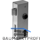 AMF Spezialschloss f�r Stahlkonstruktionen 141U, PZW,Kastenst.40mm,Stahl blank