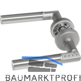 Sicherheitsdr�ckergarnitur CODE HANDLE "B", TS 35 - 80, rechts, verchromt matt