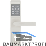 T�rcodeschloss Version B, Lochung PZ, Entfernung 88 mm, RAL 9002