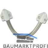Kabel�bergang 10318 f�r Kabel bis 7 mm, 300 mm, Konsole grau, Messing vernickelt