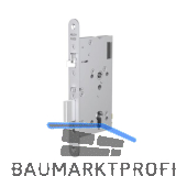 Elektro- Sicherheitsschloss EL 520 mit Steuerung, 65/20, Edelstahl-Effekt