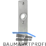 AMF Kurzschild 427Z, PZ 72, Schraublochabstand 67 mm, 156 x 32 x 6 mm, Edelstahl