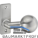 AMF Knopfkurzschild 438 gekr�pft, fest, 87 x 32 x 6 mm, Knopf � 55 mm, Edelstahl