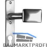 AMF Knopfkurzschild 486Z gekr�pft, drehbar,156x32x7mm,Knopf 65x44mm,silber elox.