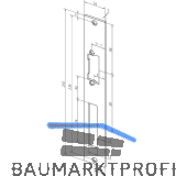 Flachschlie�blech 94A geschlossen, 94A35-01, 250 x 34 x 3 mm, Edelstahl