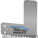 Montageplatte econ Exit 2010 f�r Rohrrahment�ren, Edelstahl