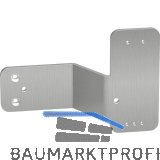 Montageplatte econ Exit 2010 f�r T�rw�chter an Stangengriffen, links, Edelstahl