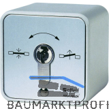 Schl�sselschalter 1140, Metallgeh�use, Aufputz