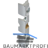 Aufschraubst�ck Serie 128, 44,5 x 12 x 8,5 mm, Stahl verzinkt