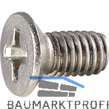 Kreuzschlitzschraube f�r Aufschraubst�cke, 3,5 x 7mm, Edelstahl