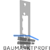 Schlie�blech f. T�r�ffner FGD m. Fallengleitdeckel,kurz eckig,110x28x3,Edelstahl