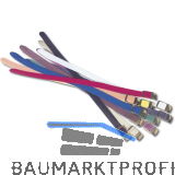 Armband Nylon geflochten, f�r Pfandschloss, rot, wei�, blau, gr�n, gelb, schwarz