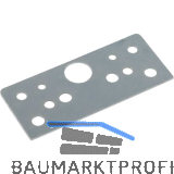 MARCHESI Distanzplatte f�r Zusatzschloss, 1 mm, Stahl verzinkt