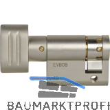 WINKHAUS Knaufhalbzylinder MS00/Z1 30 mm Messing vernickelt matt