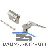MARCHESI Einbauhalbzylinder H36000 gleichsperrend 30,5 mm vernickelt