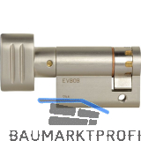 WINKHAUS Knaufhalbzylinder MS00/Z1 40 mm Messing vernickelt matt