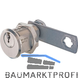 Blechmontagezylinder Normalprofil BMZ1 24 mm, verschiedensperrend, vernickelt