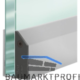 PLANET T�rdichter KG-A10 schmal FH+RD,1084mm,einseitig, Alu Edelstahl eloxiert
