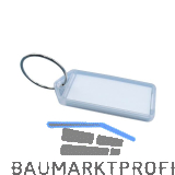 Schl�sselanh�nger - mit Papiereinlage, Kunststoff transparent natur