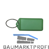 Schl�sselanh�nger - mit Papiereinlage, Kunststoff transparent gr�n