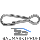 Simplex Haken -, 40 mm, Stahl vernickelt