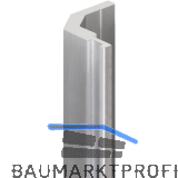 Montageprofil f�r Fluchtt�rbeschlag LP1, Aluminium silber eloxiert