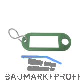 Schl�sselanh�nger - mit Aufh�ngeloch, Kunststoff gr�n