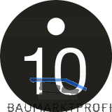 Schl�sselnummer - � 25, Nummer 10, Aluminium schwarz eloxiert