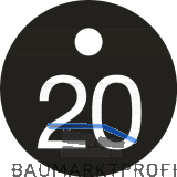 Schl�sselnummer - � 25, Nummer 20, Aluminium schwarz eloxiert