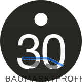 Schl�sselnummer - � 25, Nummer 30, Aluminium schwarz eloxiert