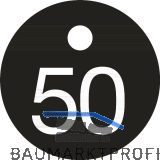 Schl�sselnummer - � 25, Nummer 50, Aluminium schwarz eloxiert