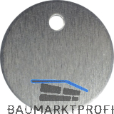 Schl�sselnummer ohne Pr�gung � 25 mm, Aluminium blank