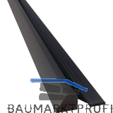 ATHMER Fingerschutz NR-32 UniSafe 2000mm, Alu anthrazitgrau, Kunstfaser schwarz