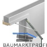 ATHMER T�r�ffnungsbegrenzer Porti f�r Glast�ren, 709-959mm, 50kg, Holzzarge