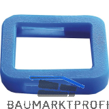 Kennring eckig, f�r Zylinderschl�ssel, Kunststoff dunkelblau