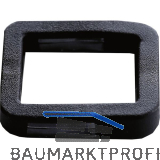 Kennring eckig, f�r Zylinderschl�ssel, Kunststoff schwarz