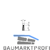 Dichtungsb�rsten ohne Montageprofil, 4 x 4 x 16 mm