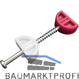 RITTINGHAUS Universalverbinder, Schraube 4,2 x 55 mm, Kunststoff rot und wei�