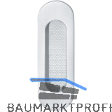 FSB Schiebet�rmuschel 42 4215 oval 35 x 105 mm, Aluminium silber eloxiert