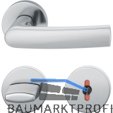 FSB Dr�ckergarnitur 12 1015 ASL auf Rosette WC DIN, Edelstahl matt