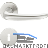 FSB Dr�ckergarnitur 12 1023 ASL auf Rosette BB, silber eloxiert