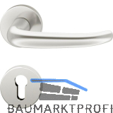 FSB Dr�ckergarnitur 12 1023 ASL auf Rosette PZ, silber eloxiert