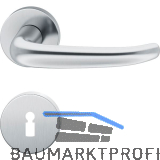 FSB Dr�ckergarnitur 12 1023 ASL auf Rosette BB, Edelstahl matt