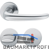 FSB Dr�ckergarnitur 12 1023 ASL auf Rosette WC, Edelstahl matt