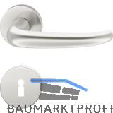 FSB Objekt Dr�ckergarnitur 72 1023 AGL auf Rosette BB, silber eloxiert