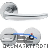 FSB Objekt Dr�ckergarnitur 72 1023 AGL auf Rosette WC, Edelstahl matt