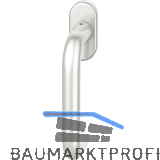 FSB Fenstergriff 34 1070 ovale Rosette, Aluminium silber eloxiert